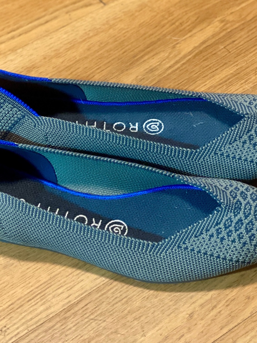 Rothy's Green Knit Slip-On Flats - Women's